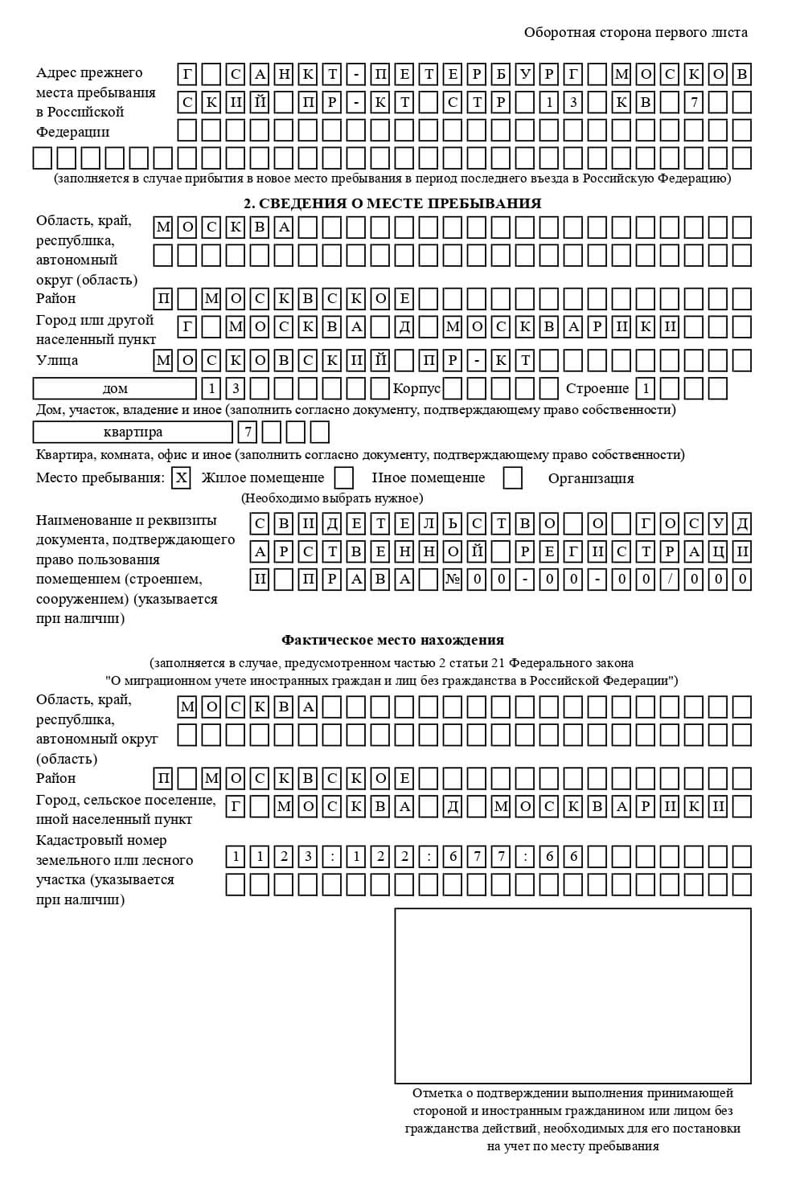 временная регистрация в Наволоках